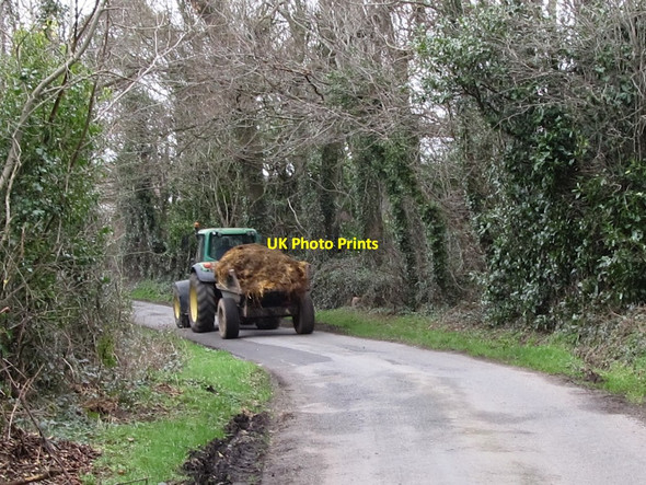 Photo 6"x4" Farm traffic on the Ballykeel Road Milltown\/J1436 c2012