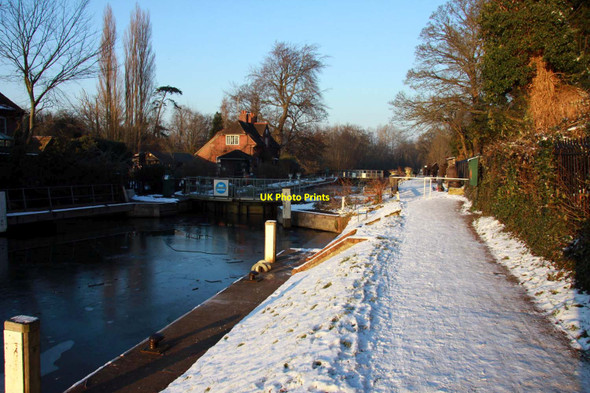 Photo 6"x4" The Thames Path by Sonning Lock Sonning c2012