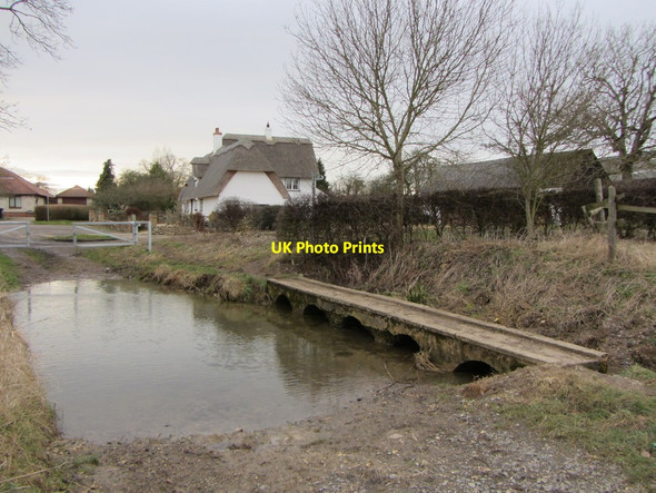Photo 6"x4" Thatched cottage, Horseshoes Lane, Weston Green Weston Green\/TL6252 c2012
