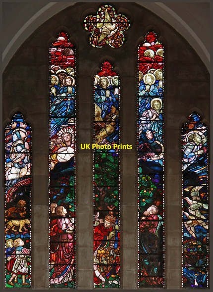 Photo 6"x4" St Martin, Mortimer Road, Kensal Rise - Stained glass window Kensal Town c2012