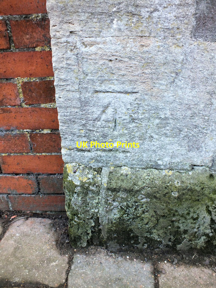 Photo 6"x4" Benchmark, #15 Salisbury Street Shaftesbury c2012
