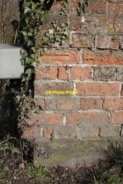 Photo 6"x4" Benchmark on the railway bridge at Appleford station Appleford c2012