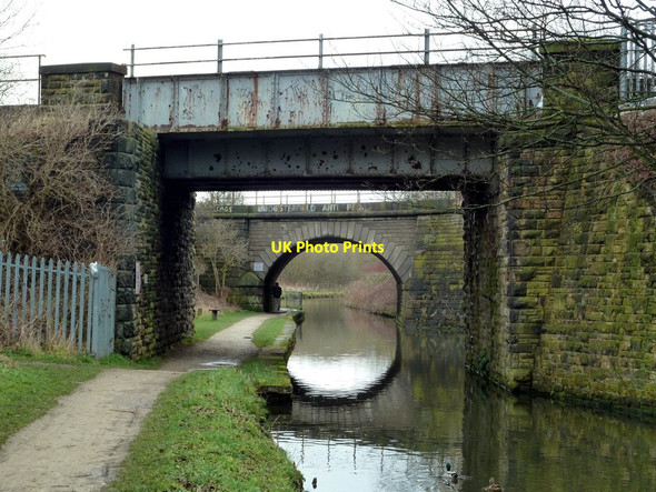 Photo 6"x4" Railway bridges over the Chesterfield Canal Chesterfield\/SK3871 c2012