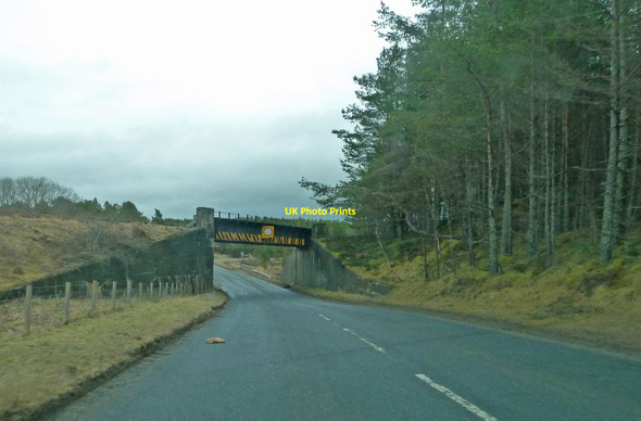 Photo 6"x4" Railway bridge over the A938 Foregin c2012