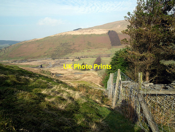Photo 6"x4" Public footpath by Cefn Fuches Ysbyty Cynfyn c2012