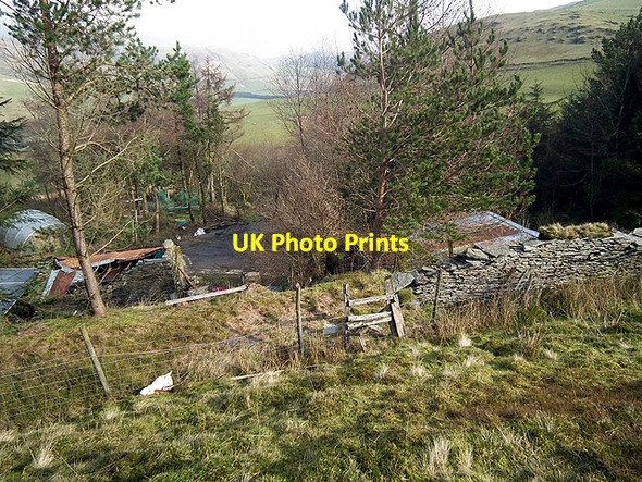 Photo 6"x4" Disused stile by Cefn Fuches Farm Ysbyty Cynfyn c2012