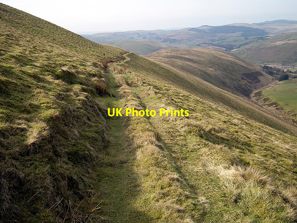 Photo 6"x4" On the quad-bike track leading down to Cefn Fuches Farm Ysbyty Cynfyn c2012