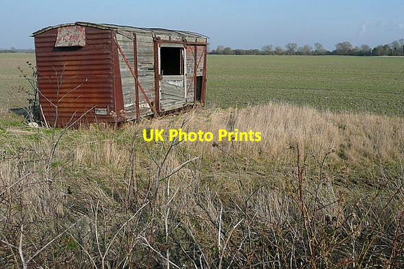 Photo 6"x4" Waggon off Winter Road East Hanney c2012