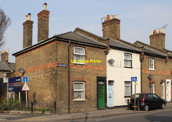Photo 6"x4" Railway Cottages, Old Oak Lane Acton\/TQ2080 c2012