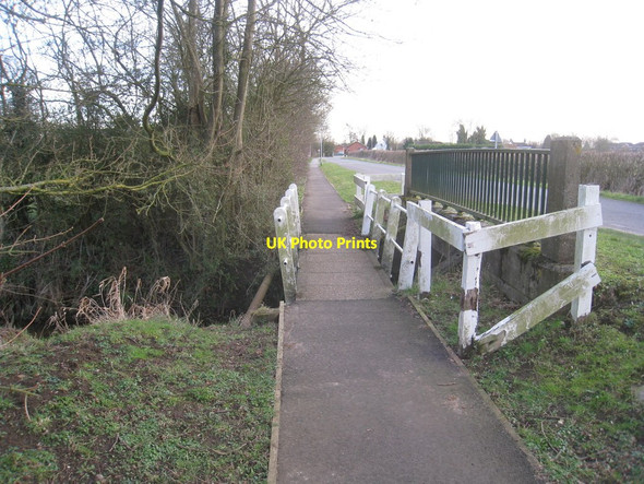 Photo 6"x4" Bridges over Brimmer Beck Market Rasen c2012