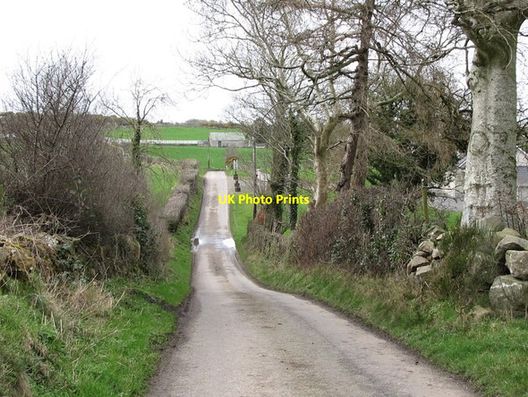 Photo 6"x4" View westwards along Desert Road Mayobridge c2012
