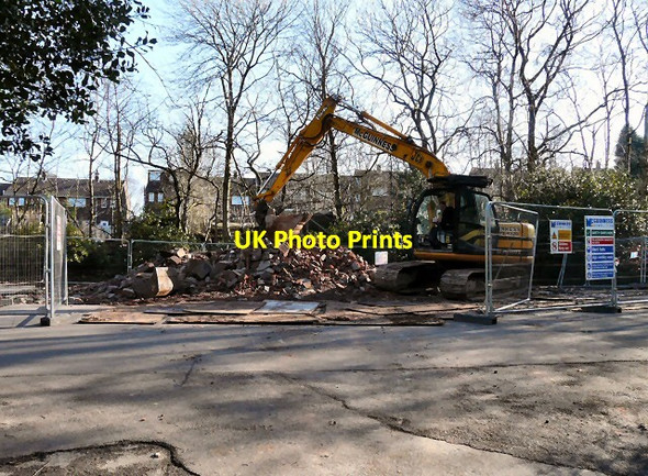 Photo 6"x4" Digging over the remains of Hyde Cemetery Chapel Hyde\/SJ9494 c2012