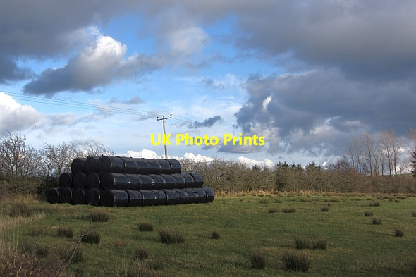 Photo 6"x4" Silage store Tillietudlem c2012