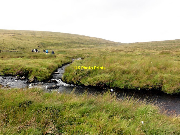 Photo 6"x4" The Confluence of the River Avon and Western Wella Brook Michelcombe c2011