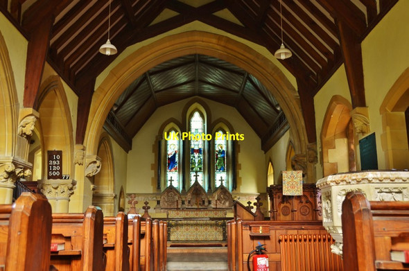 Photo 6"x4" Turnworth: St Mary's Church Interior Hedge End\/ST8206 c2012