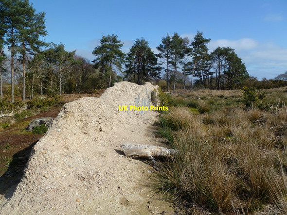 Photo 6"x4" Newton Heath, cob wall Studland c2012