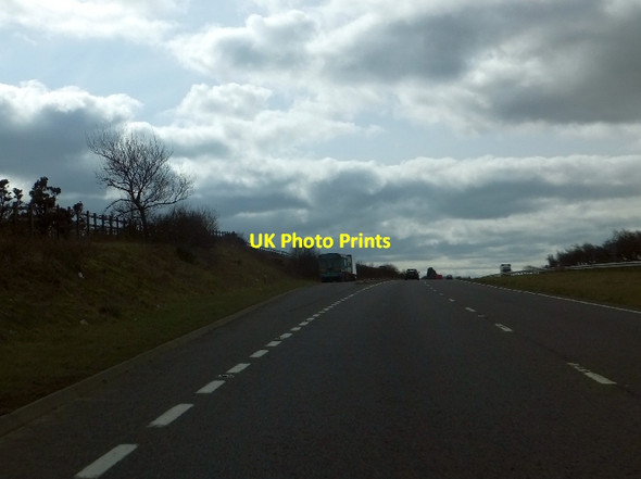 Photo 6"x4" Lay-by on westbound A30 near Hendra South Carne c2012