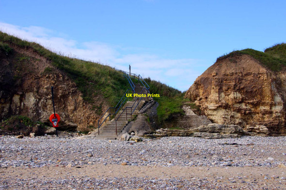Photo 6"x4" Steps from Seaham Beach Seaham c2011