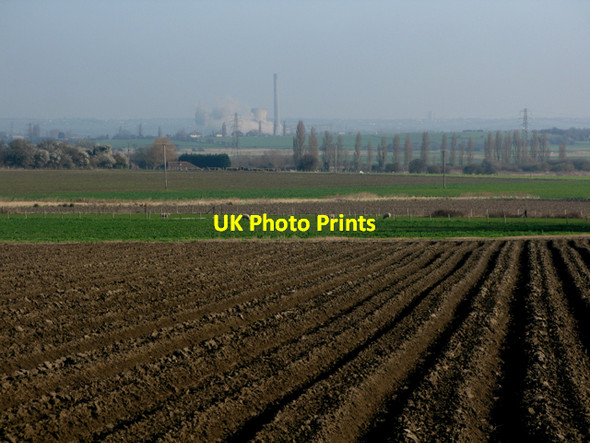 Photo 6"x4" Just the chimney remains Marshborough c2012