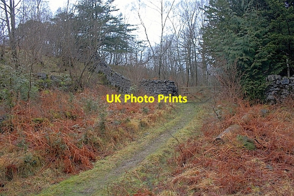 Photo 6"x4" Gate onto Pether Pots The Howe c2012