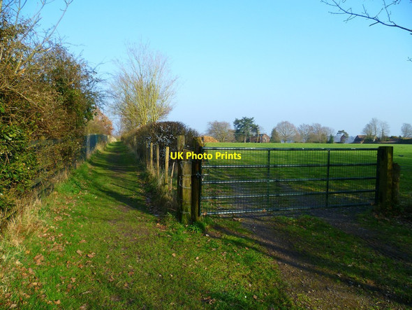 Photo 6"x4" Footpath between Kew Lane and School Road Bursledon c2012