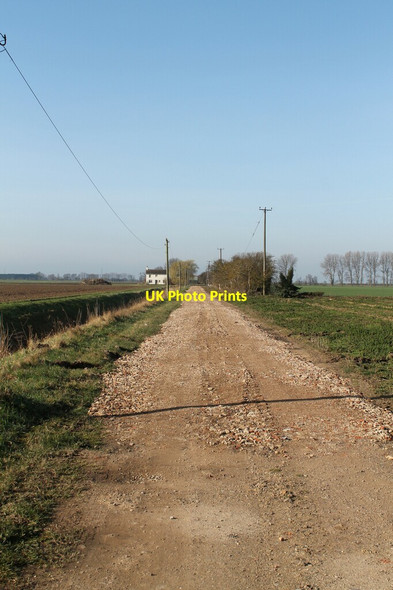 Photo 6"x4" Track off Washway Road Fosdyke Bridge c2012