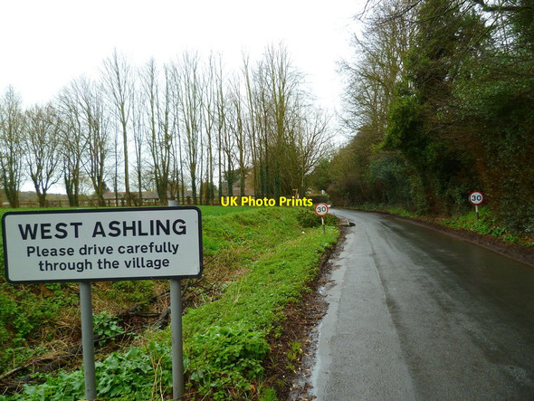 Photo 6"x4" The way into West Ashling from the north East Ashling c2012
