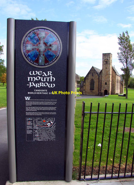 Photo 6"x4" Sign at St Peter's Church Sunderland\/NZ3957 c2011