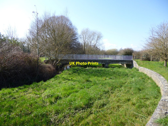 Photo 6"x4" Swanage, footbridge Swanage c2012