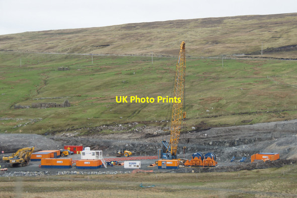 Photo 6"x4" Work on the Laggan-Tormore pipeline at Firth Laxobigging c2012