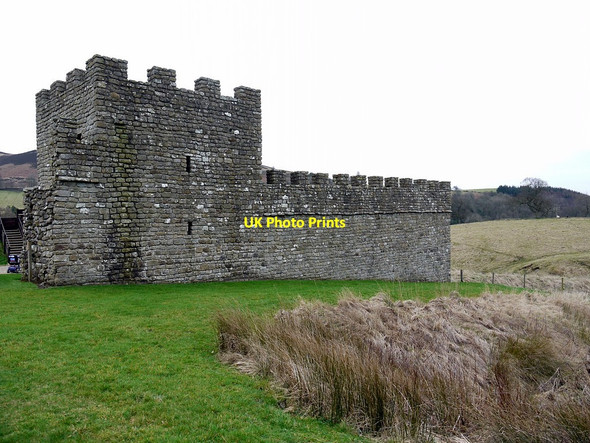 Photo 6"x4" Reconstructed section of  Hadrian's Wall, Vindolanda Birkshaw\/NY7765 c2012