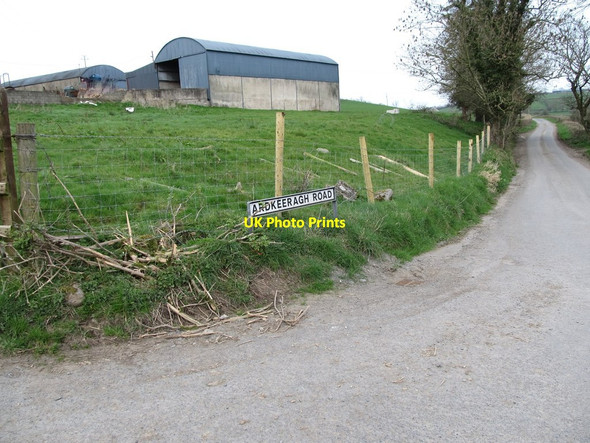 Photo 6"x4" Farm sheds at the junction of Ringbane and Ardkeeragh Roads Milltown\/J1436 c2012