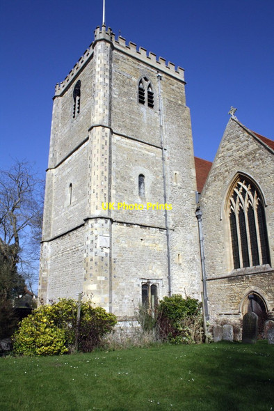 Photo 6"x4" Tower of Dorchester Abbey Dorchester\/SU5794 c2012