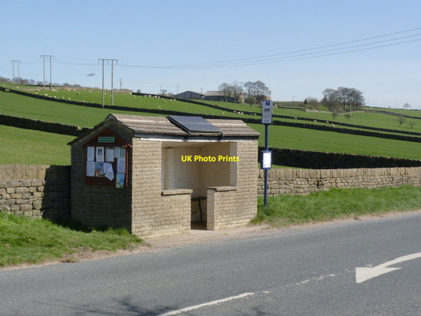 Photo 6"x4" Shelter at West Lane (Stacey Bank) bus stop Stacey Bank c2012