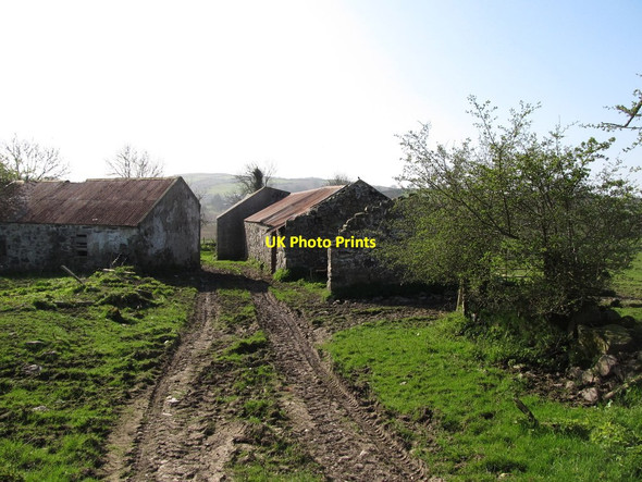 Photo 6"x4" Traditional farm buildings on Millvale Road Annaclone c2012