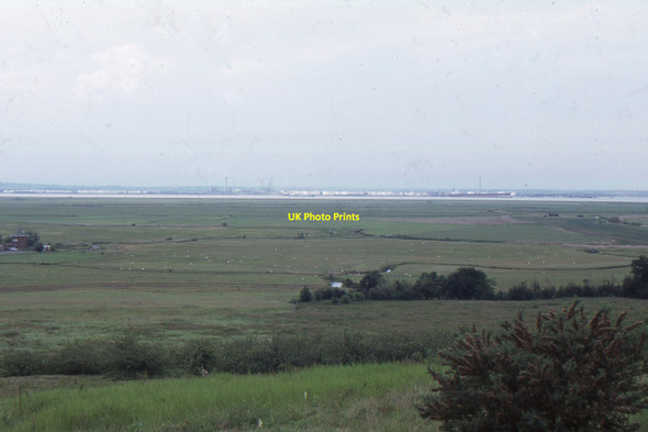 Photo 6"x4" Northward Hill: view towards the Thames High Halstow c1997