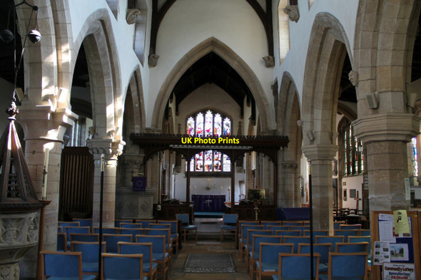 Photo 6"x4" Interior, Ss Mary & Peter church, Harlaxton Harlaxton c2012