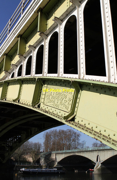 Photo 6"x4" Richmond Railway Bridge Richmond\/TQ1874 c2012
