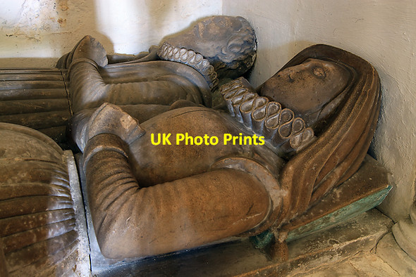 Photo 6"x4" Monument to Sir Edward Hooper - St Mary & St Bartholomew's church, Cranborne (detail) Cranborne c2012