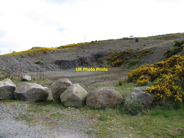 Photo 6"x4" Quarry at the junction of Ballydoo and Drumlough roads Mayobridge c2012