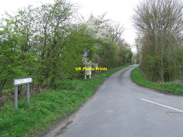 Photo 6"x4" Butlers Lane Saffron Walden c2012