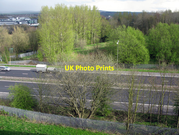 Photo 6"x4" View over the M65 near Burnley Burnley c2012