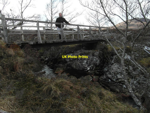 Photo 6"x4" Bridge over Allt Breabaig Allt an Eas Bhig\/NH1774 c2012