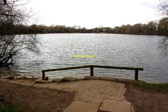 Photo 6"x4" Fishing peg at Neigh Bridge Lake Somerford Keynes c2012