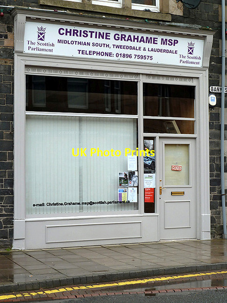 Photo 6"x4" Christine Grahame's office in Galashiels Galashiels c2012