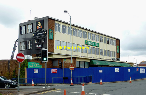 Photo 6"x4" Demolition for the Fox Hotel, Wolverhampton Wolverhampton c2012