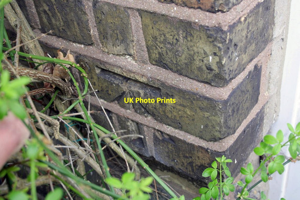 Photo 6"x4" Benchmark on Debden Station House Loughton\/TQ4396 c2012