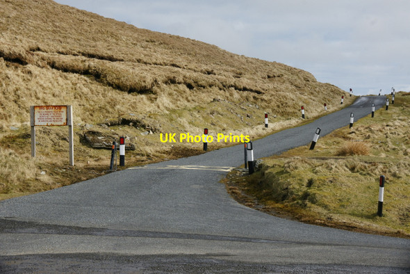 Photo 6"x4" Road to the top site at the former RAF Saxa Vord Kirkaton c2012