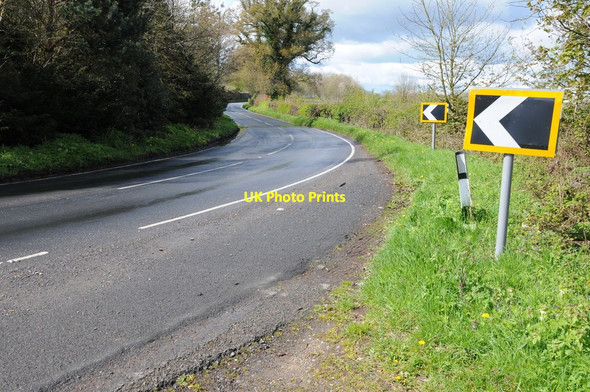 Photo 6"x4" The B4014 at Tetbury Upton Tetbury c2012