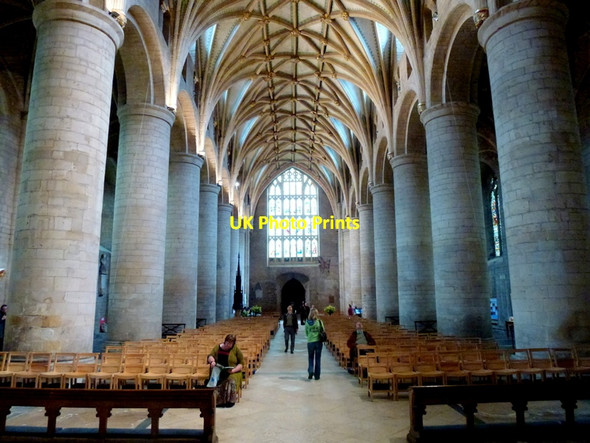 Photo 6"x4" Tewkesbury Abbey Tewkesbury c2012
